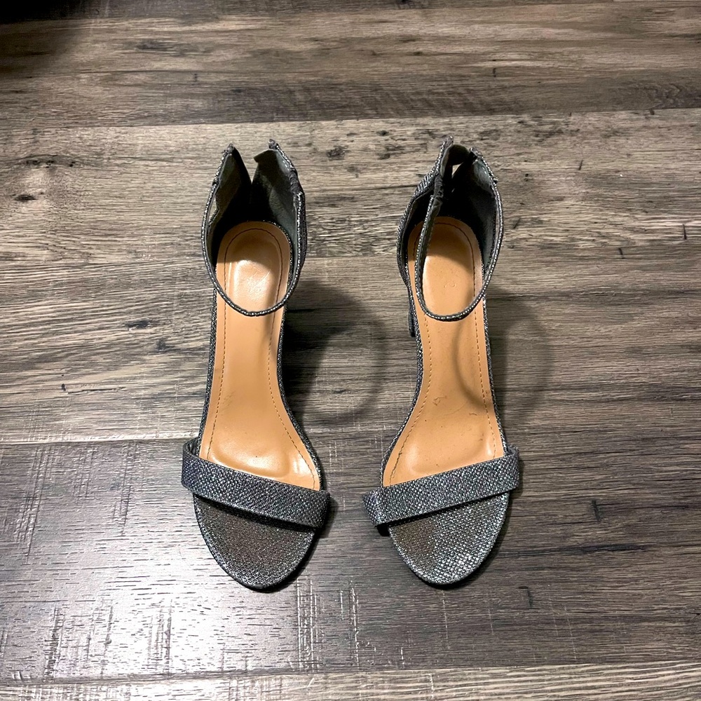 Windsor Charcoal grey, sparkly heels
